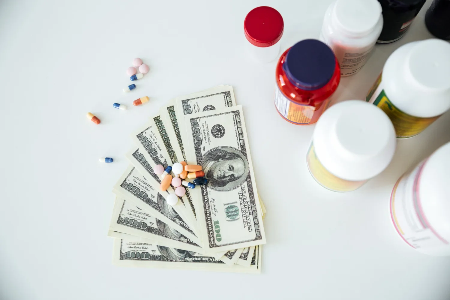 Healthcare professional reviewing prescription medication information for a Xeljanz cost comparison